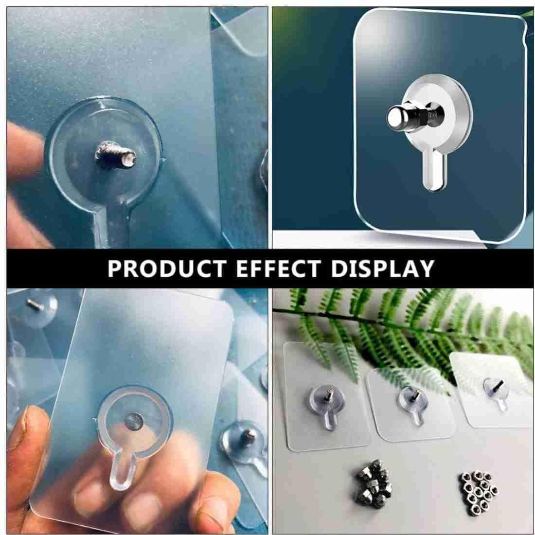 Reusable Adhesive Wall Hooks (Pack of 10)