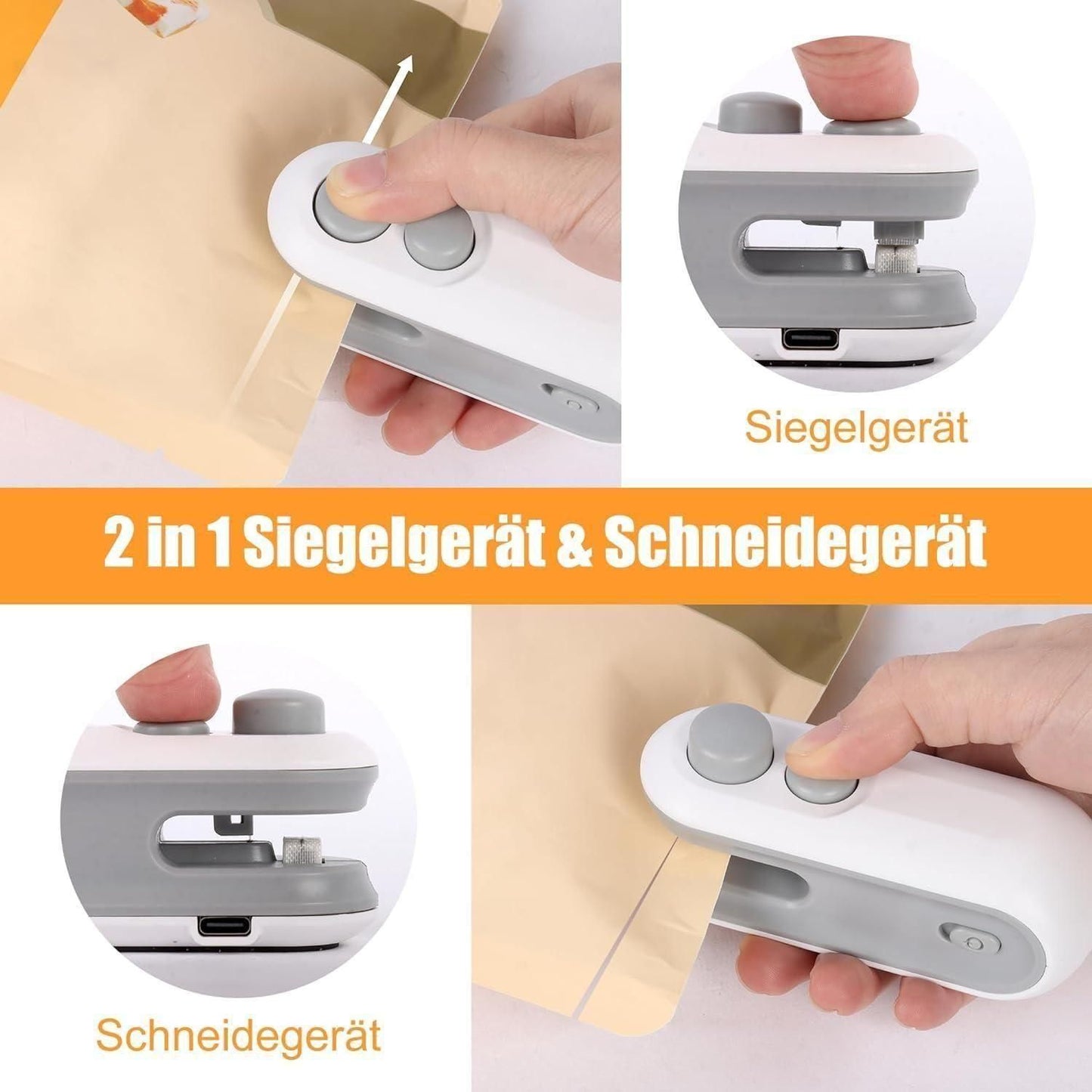 2-in-1 Portable Mini Bag Sealer
