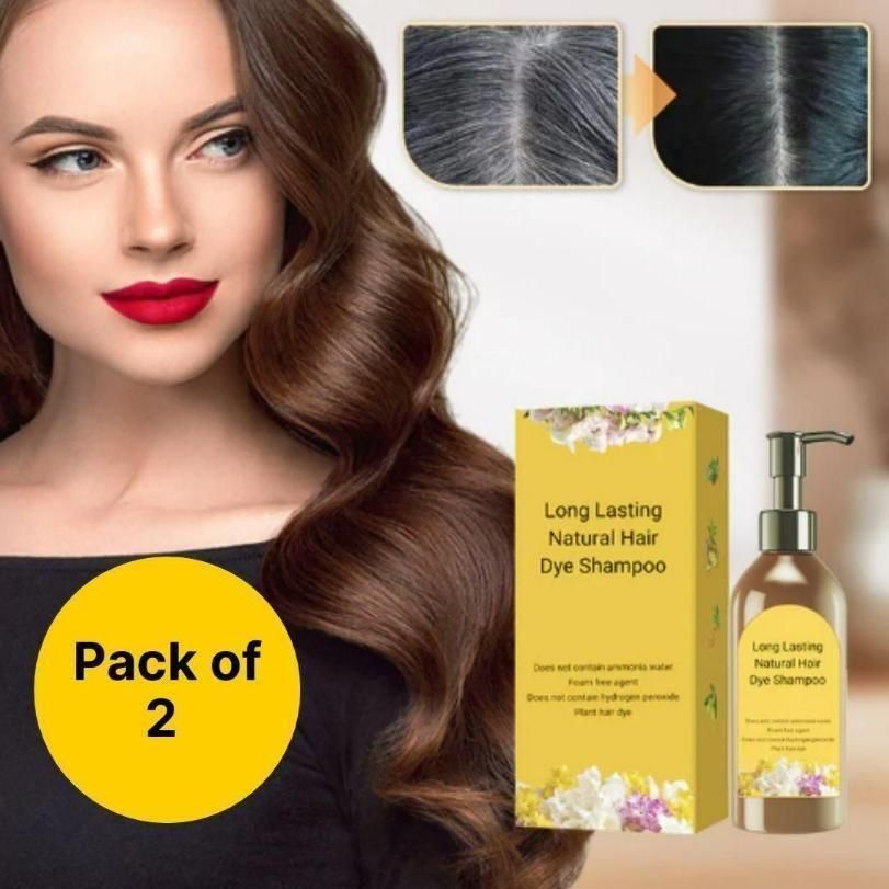 Natural Hair Dye Shampoo - Buy 1 Get 1 Free 🔥