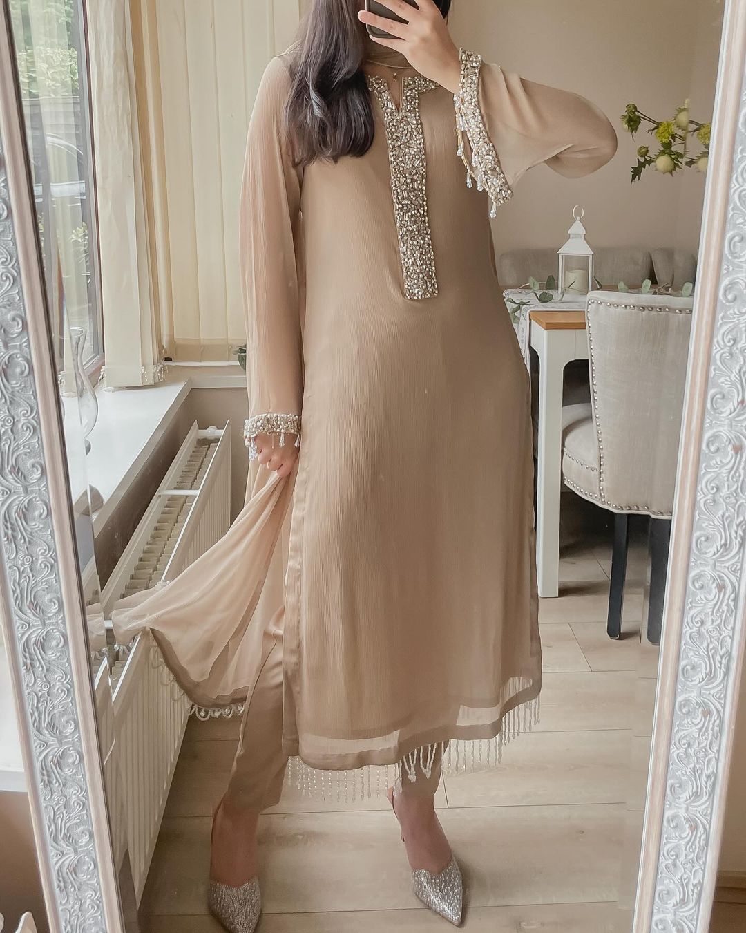 PearlGlow Georgette Suit