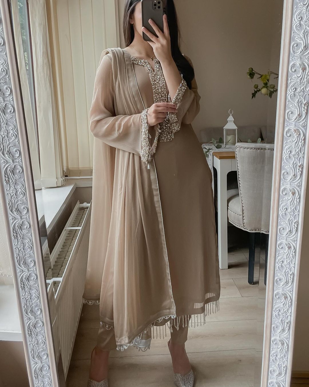 PearlGlow Georgette Suit