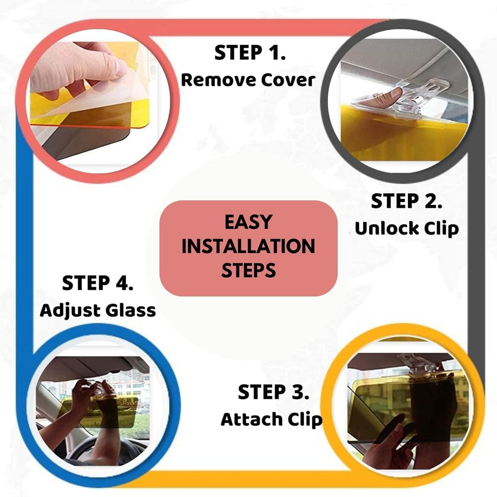 Dual-Function Anti-Glare Driving Goggles